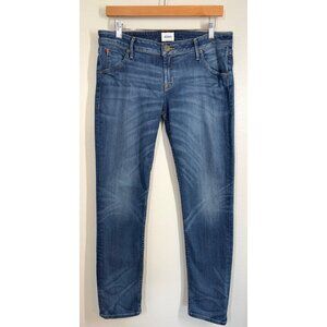 Hudson Women's Medium-Wash‎ Skinny Jeans Size 29 Blue Denim Pants Stretch EUC